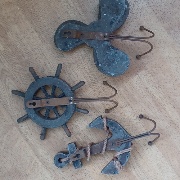 Wall hooks,home decor set of the towel hooks, beach decor - Picture 5 of 5